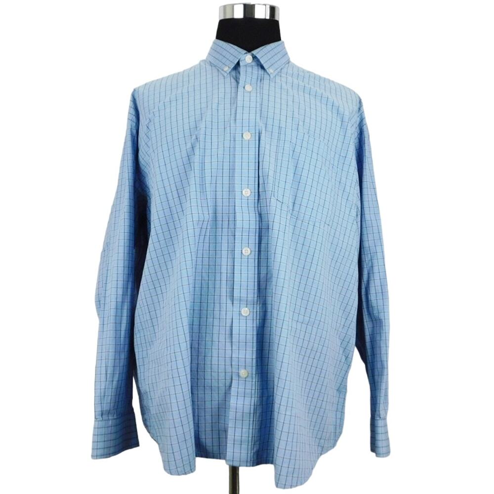 Natural Issue Cotton Long Sleeve Button Mens XXL Shirt